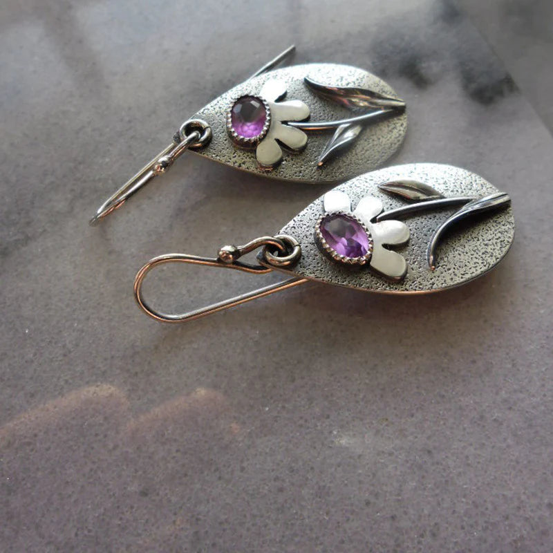 Charming Vintage 3D Flower Earrings – Add a Dash of Nostalgia to Your Style!
