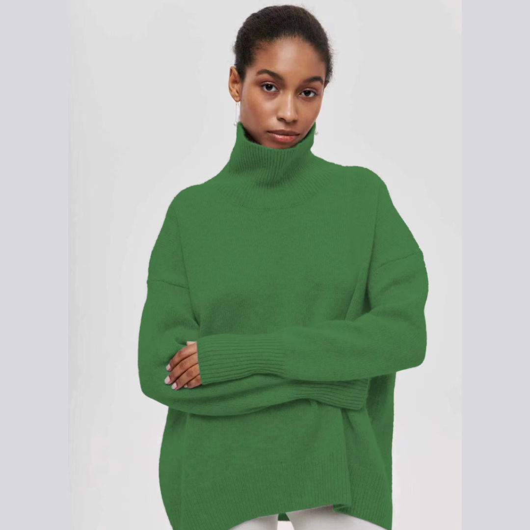 Short-sleeve turtleneck sweater – stylish freshness with a modern touch