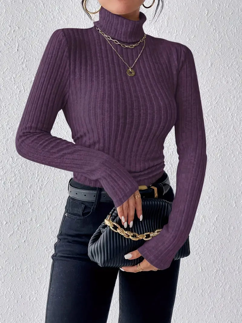 AVERY - Stylish turtleneck jumper