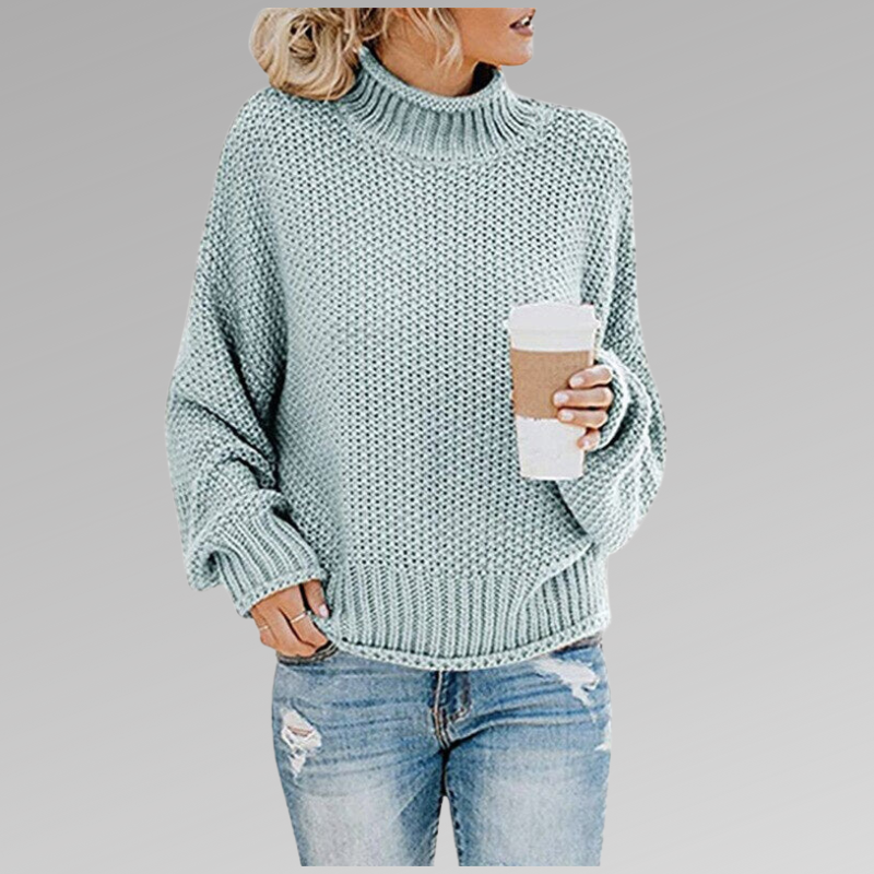 Thick Knit Roll Neck Sweater – Stylish and Comfortable for Cozy Warmth