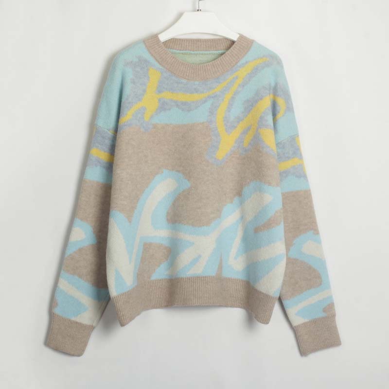 Casual Colour Block Sweater