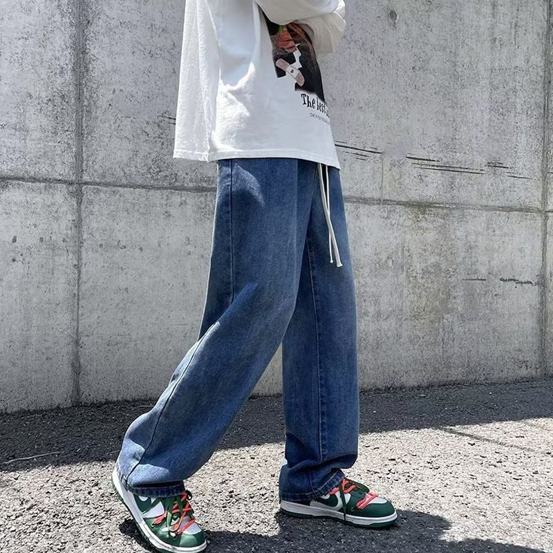 Men’s Fashionable Relaxed Straight Fit Jeans(50% OFF)