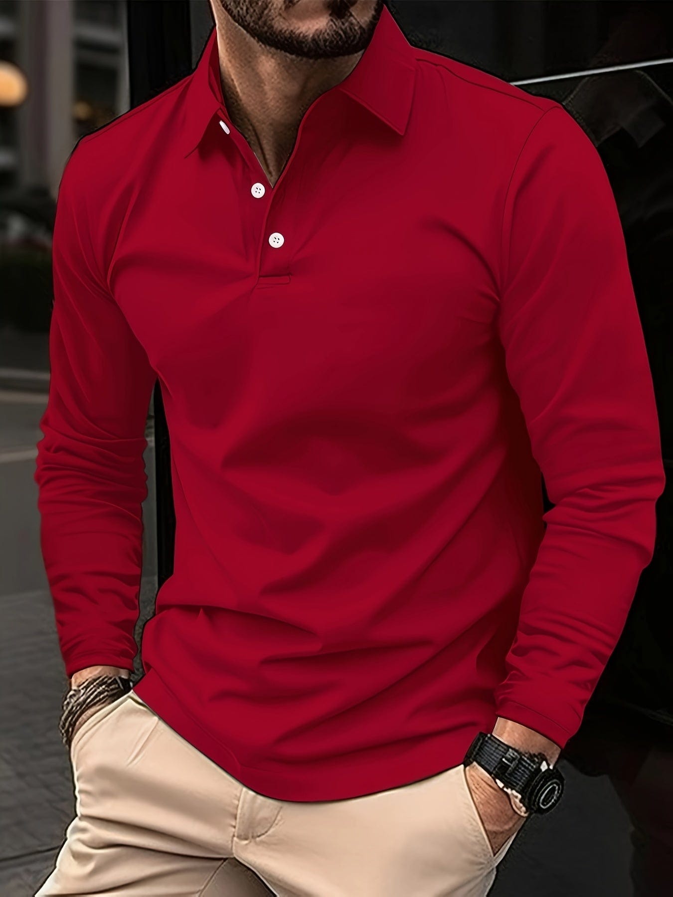 Eli | Long-Sleeve Polo