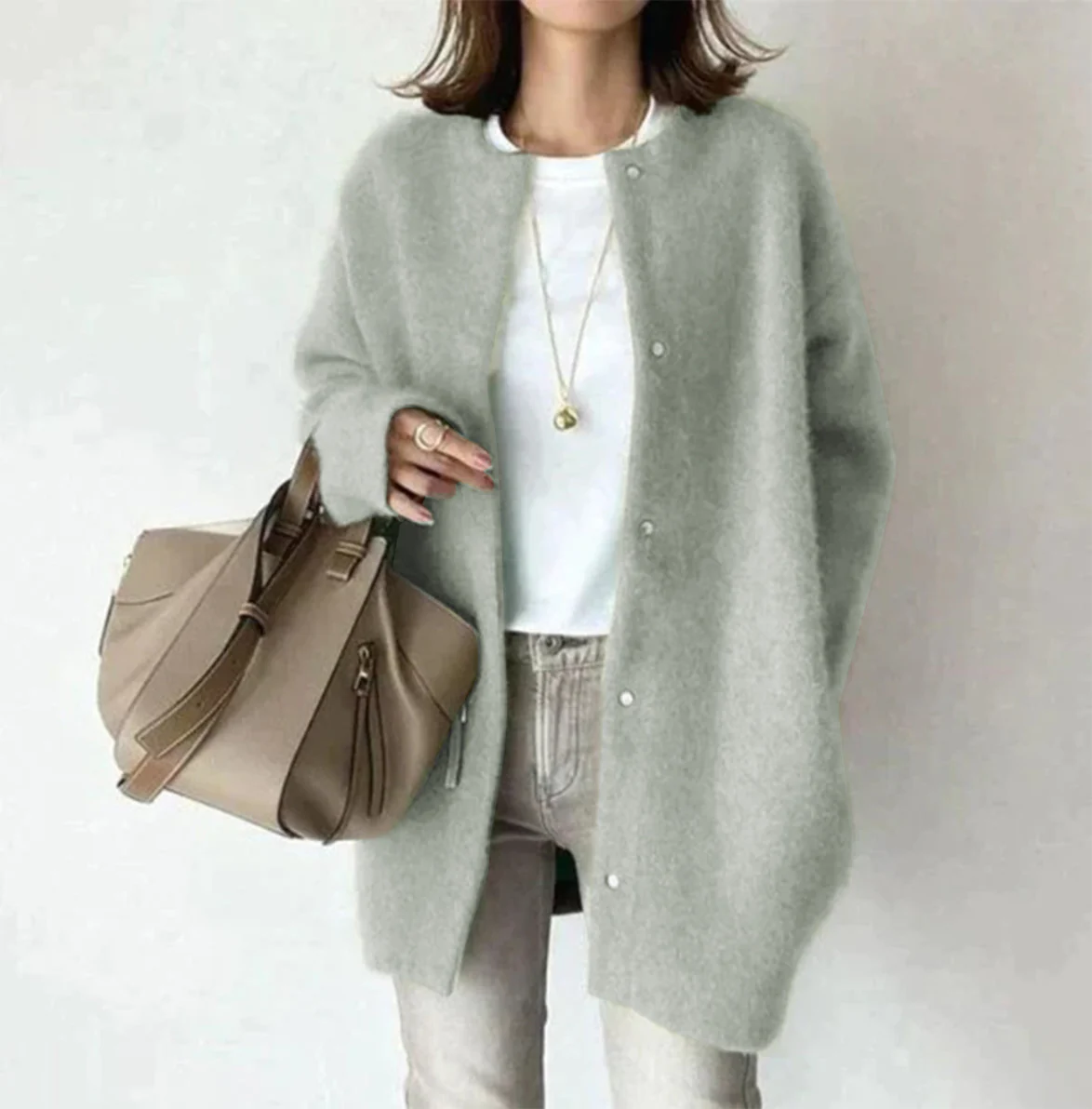 Elegant minimalist cardigan – Perfect for an effortless everyday look