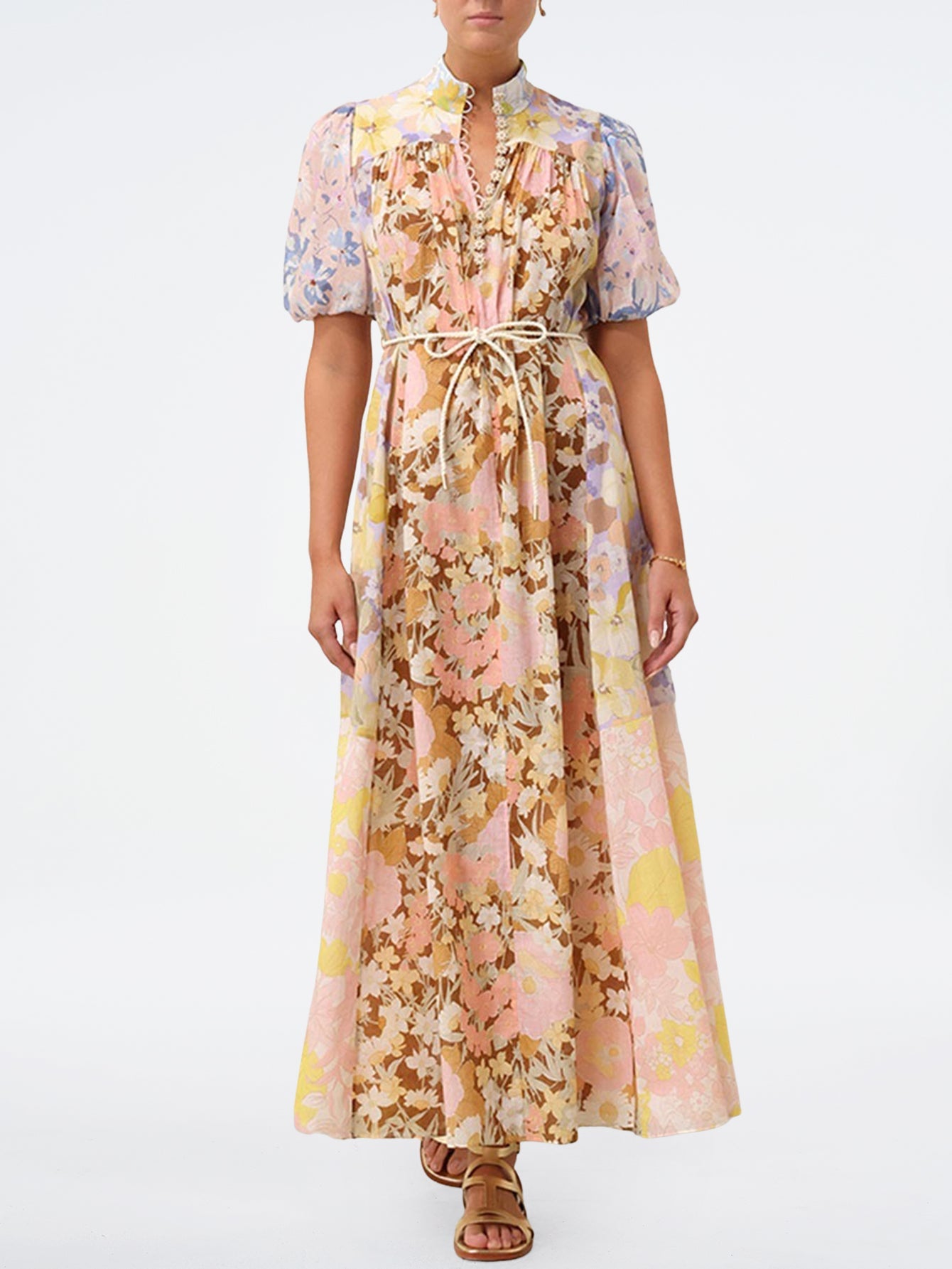 Sophisticated Floral Maxi Dress Elegance