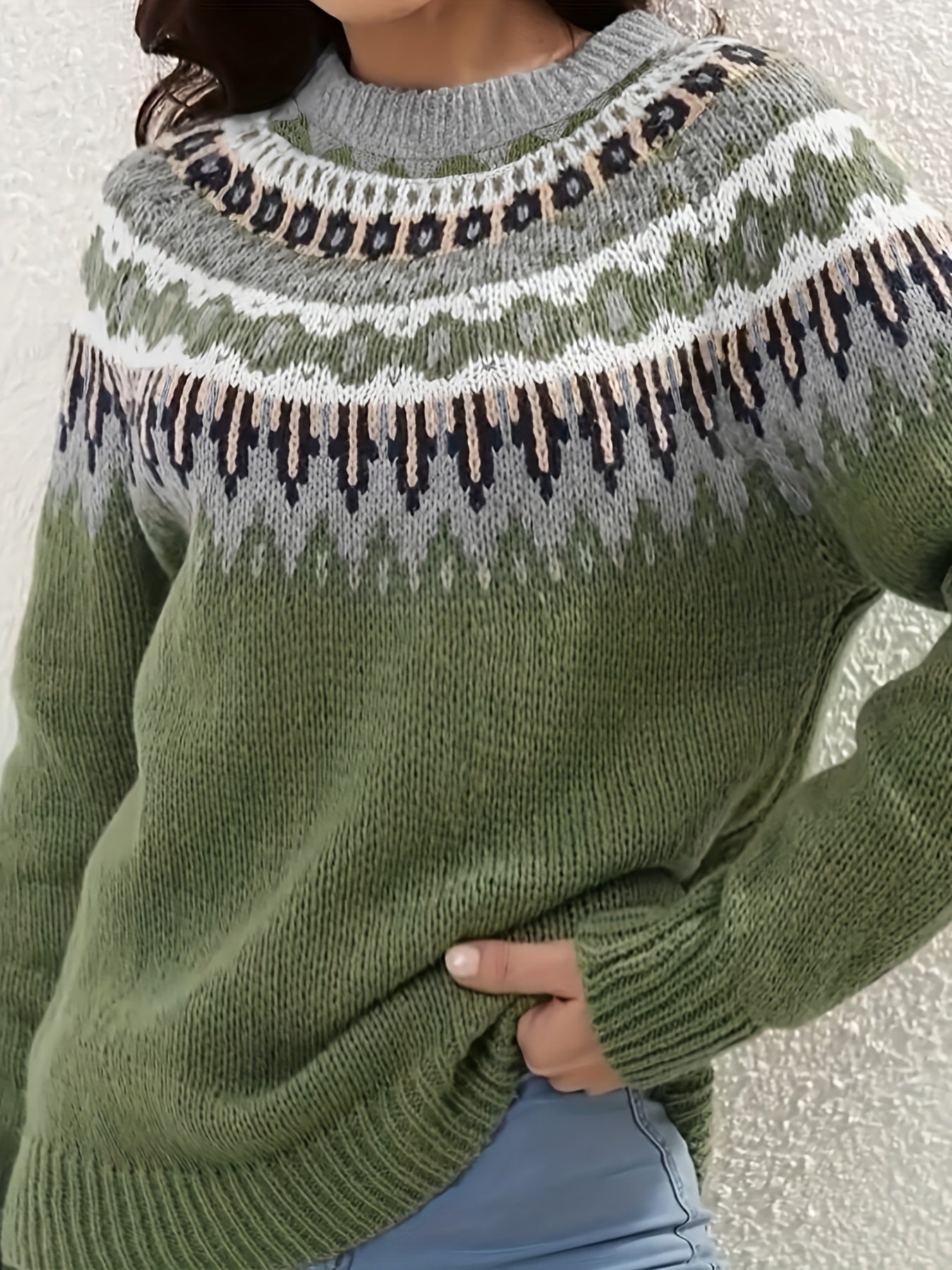 Stylish Fair Isle Sweater – Unforgettable Winter Warmth and Elegant Ladies' Fashion