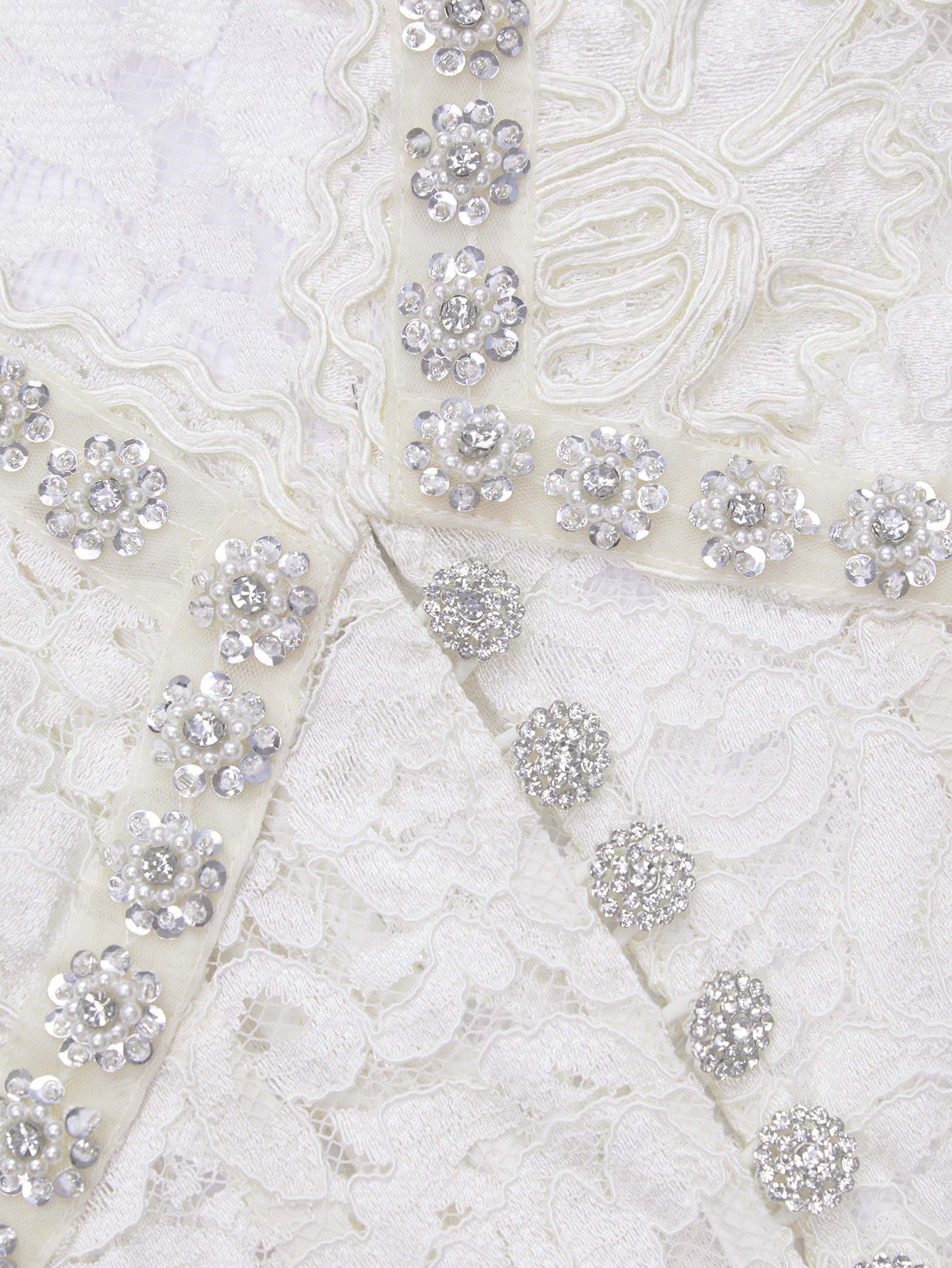 Lace Midi Dress with Embroidery