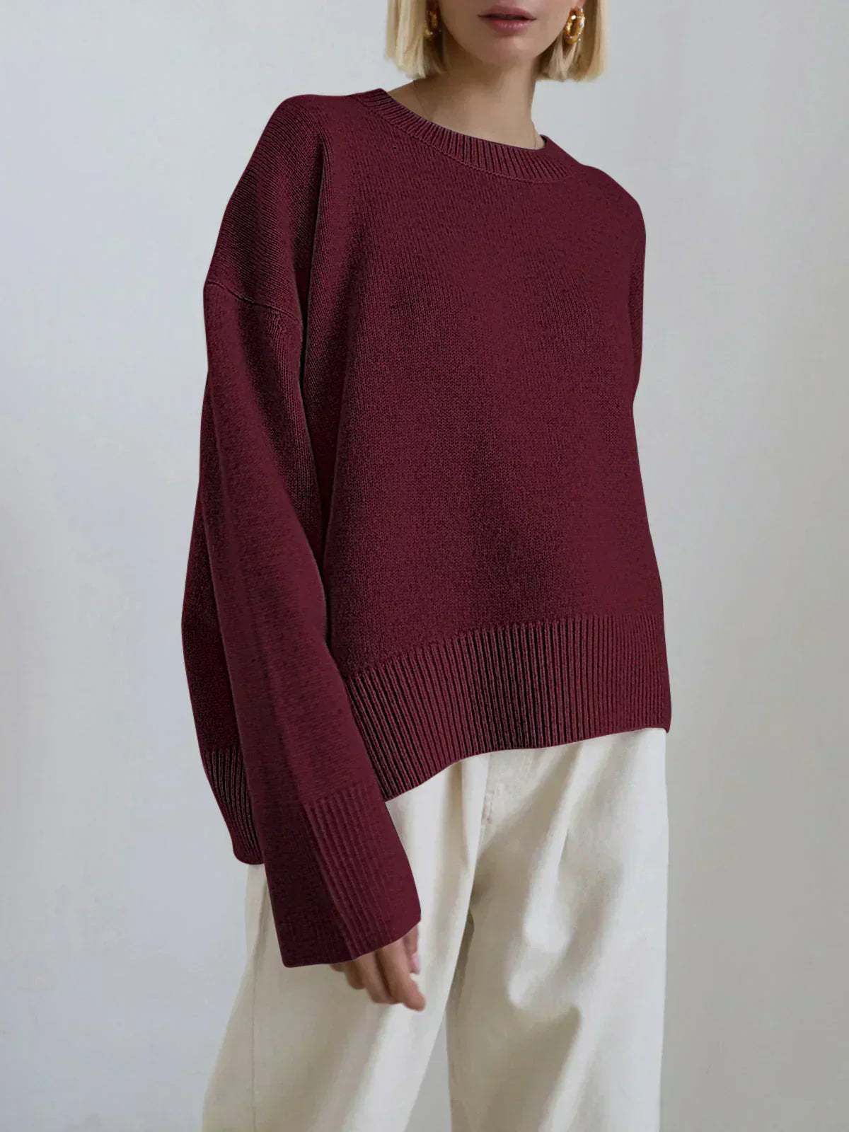 Comfortable pullover with a casual cut – stylish simplicity for everyday wear