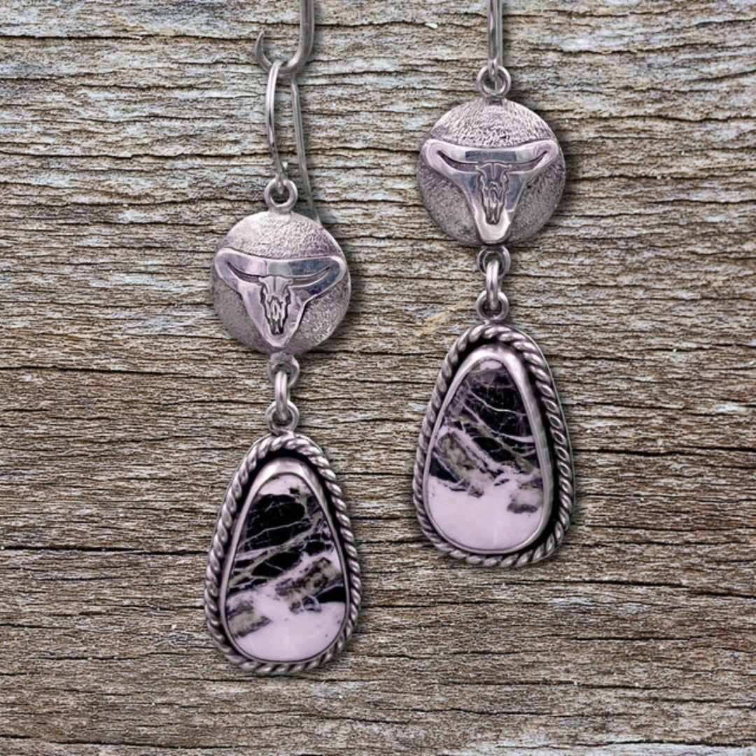 Charming Rose-Toned Vintage Earrings