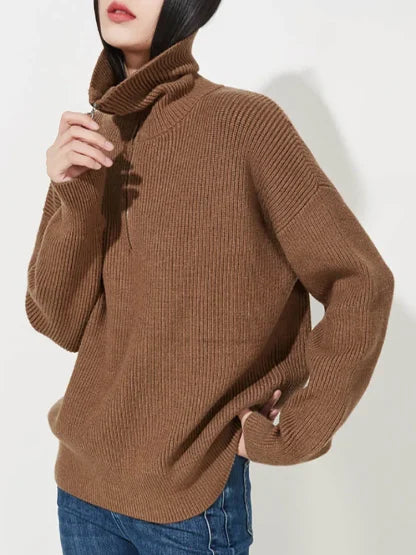 Stylish Zip Collar Sweater – Ultimate Comfort and Timeless Elegance