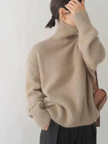Stylish turtleneck sweater for effortless warmth and timeless elegance