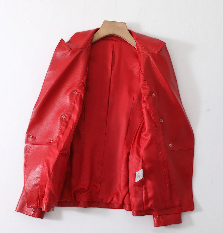 Malin Tassou Vintage Leather Jacket