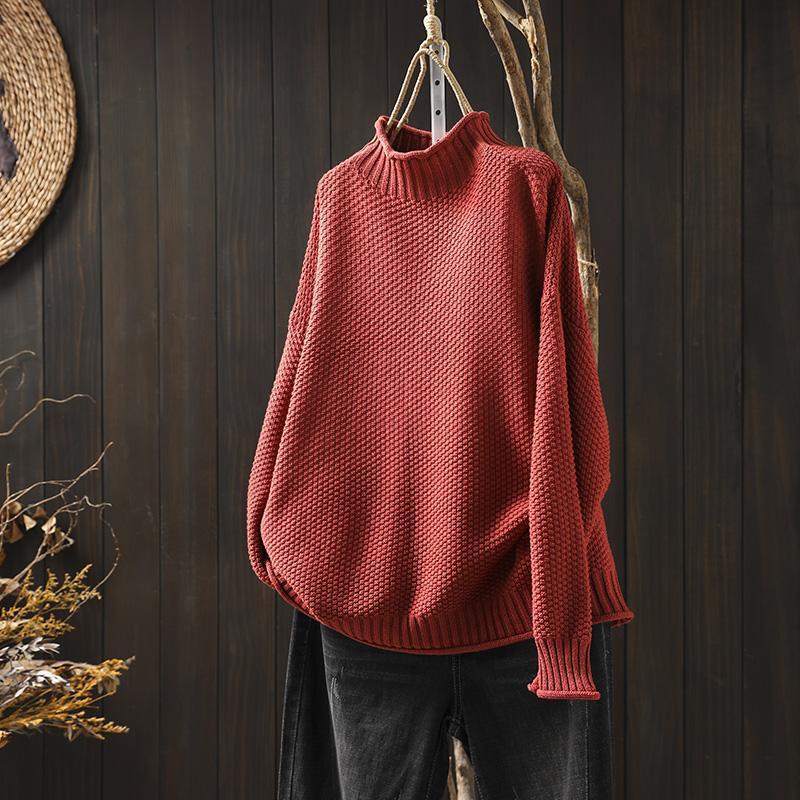 Stylish high-neck sweater – Elegant minimalism for any occasion