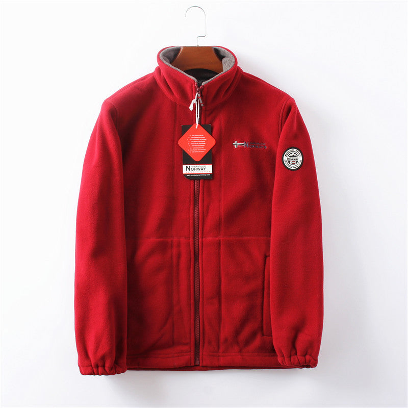 Double-Layer Fleece Hooded Jacket—Free Shipping&50% OFF
