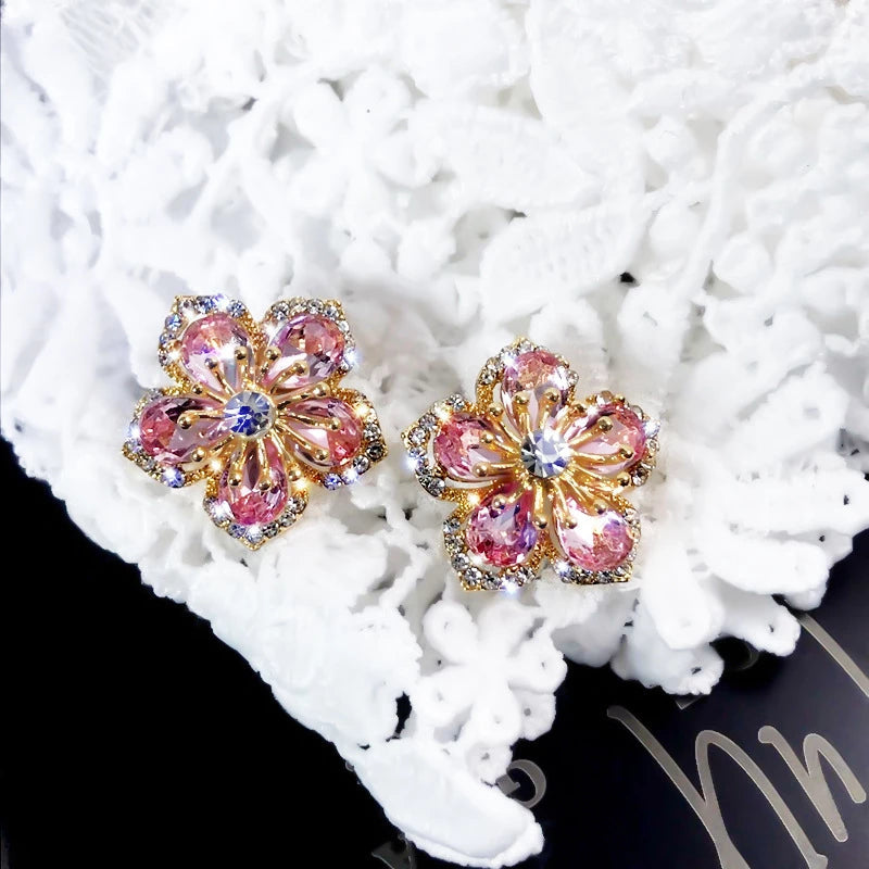 Vibrant and Creative Zirconia Earrings Crafted from Premium Sterling Silver