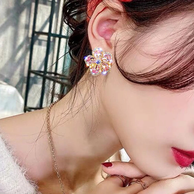 Vibrant and Creative Zirconia Earrings Crafted from Premium Sterling Silver