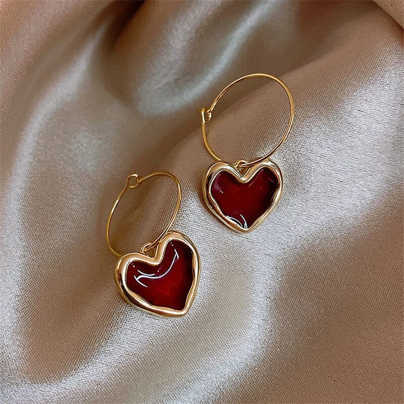 Dazzling Fine Gold Heart Earrings for an Elegant Touch