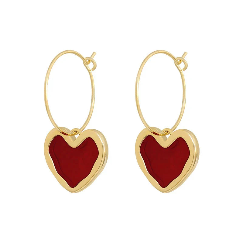Dazzling Fine Gold Heart Earrings for an Elegant Touch