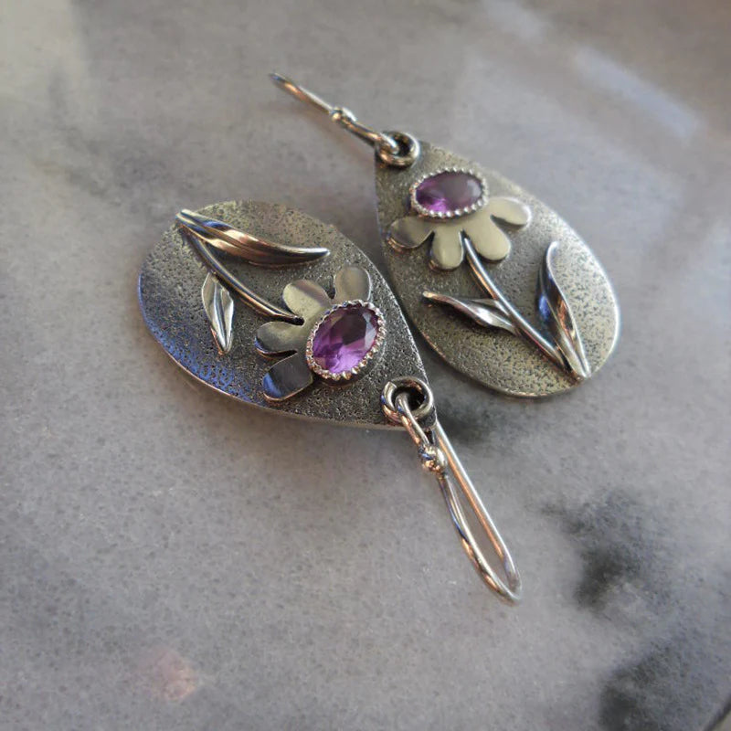 Charming Vintage 3D Flower Earrings – Add a Dash of Nostalgia to Your Style!
