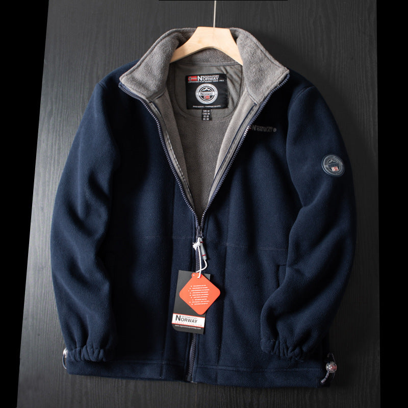 Double-Layer Fleece Hooded Jacket—Free Shipping&50% OFF