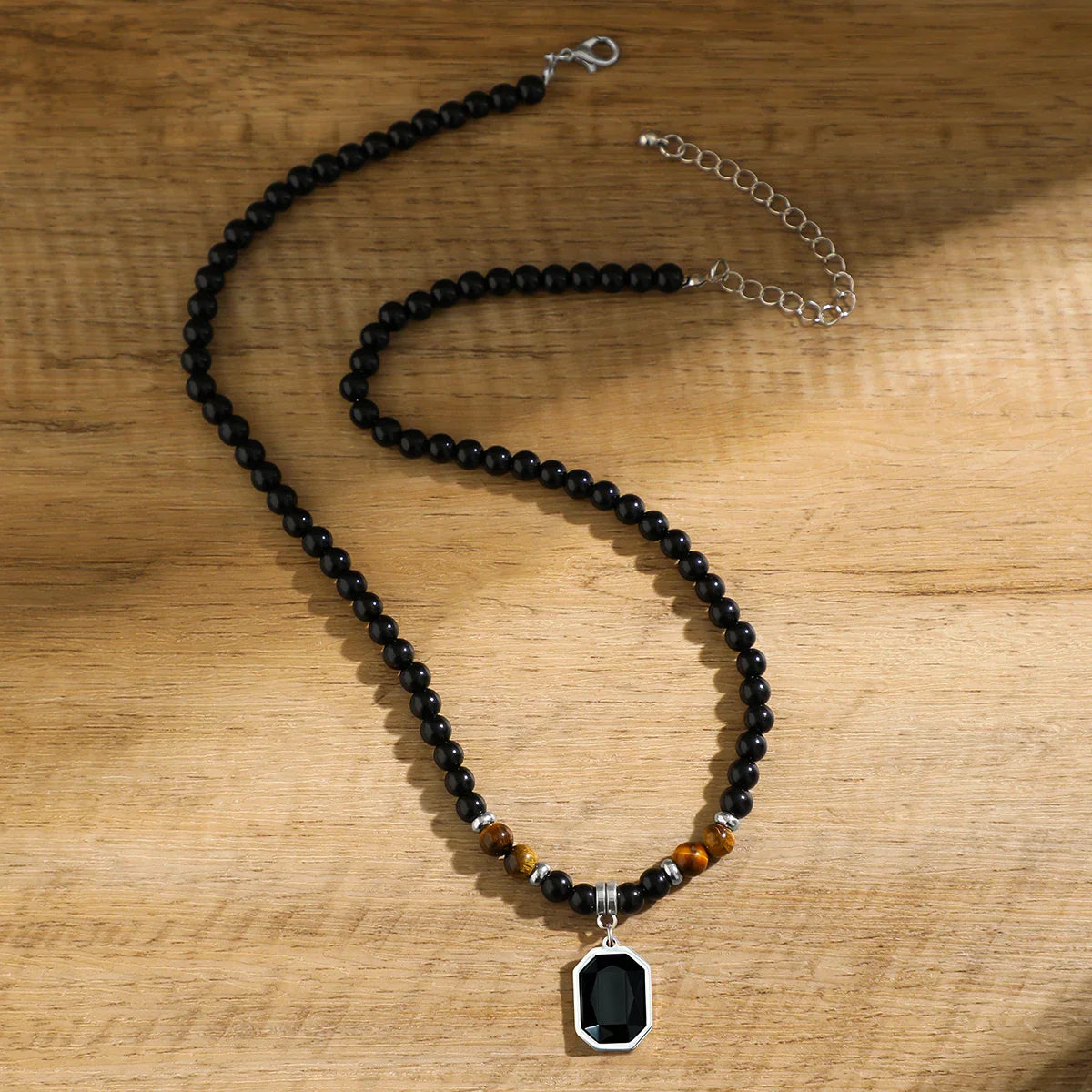 CagedTiger Onyx Necklace