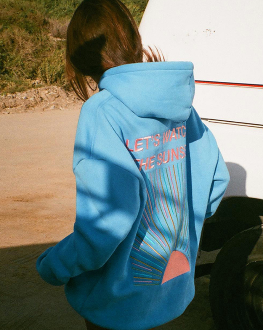 Katie - Stylish Hoodie "Lets watch the sunset"