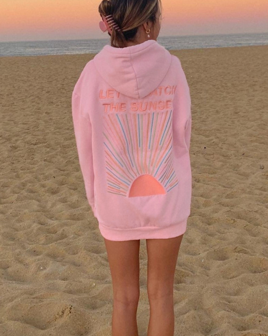 Katie - Stylish Hoodie "Lets watch the sunset"