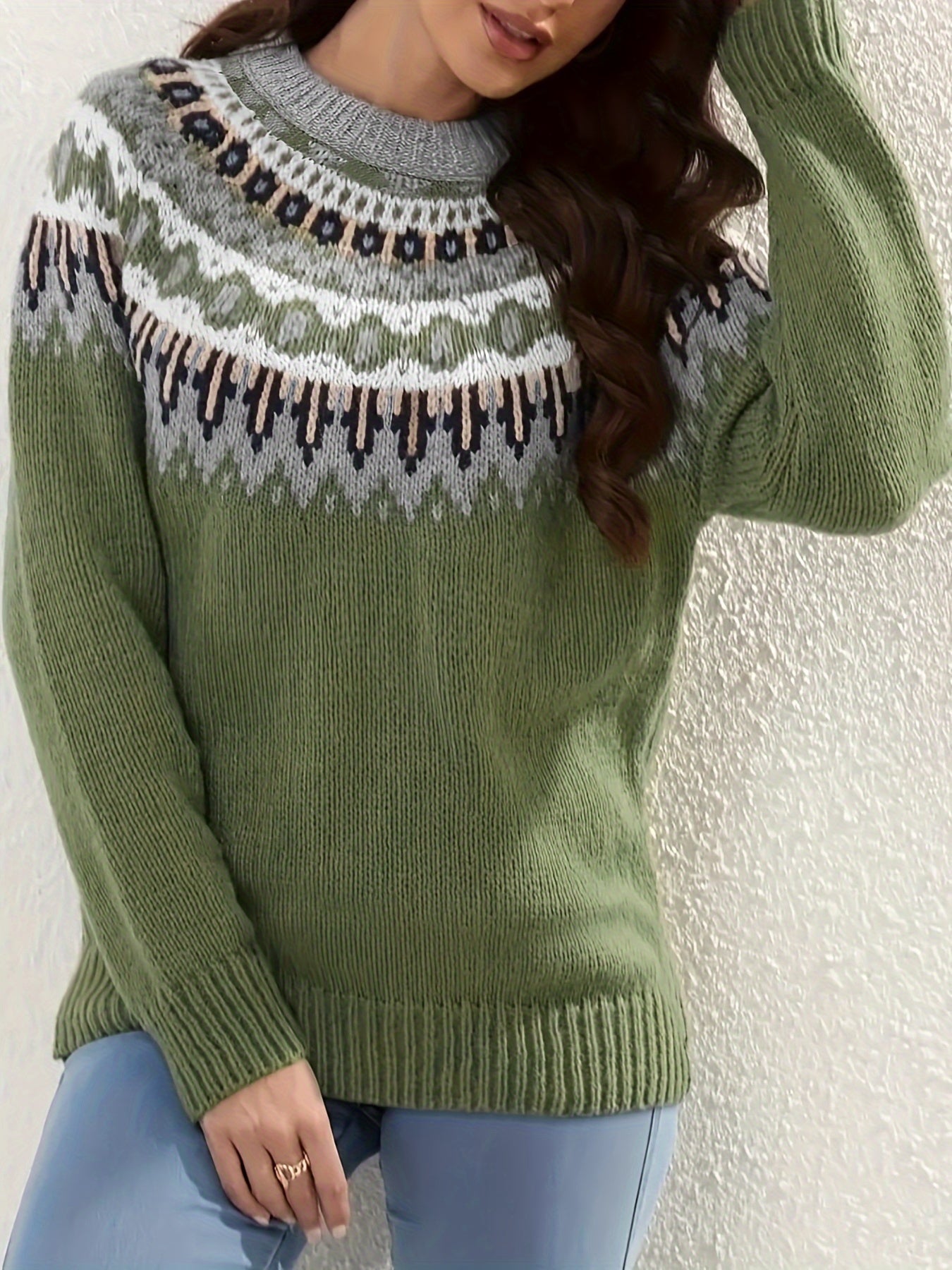 Stylish Fair Isle Sweater – Unforgettable Winter Warmth and Elegant Ladies' Fashion