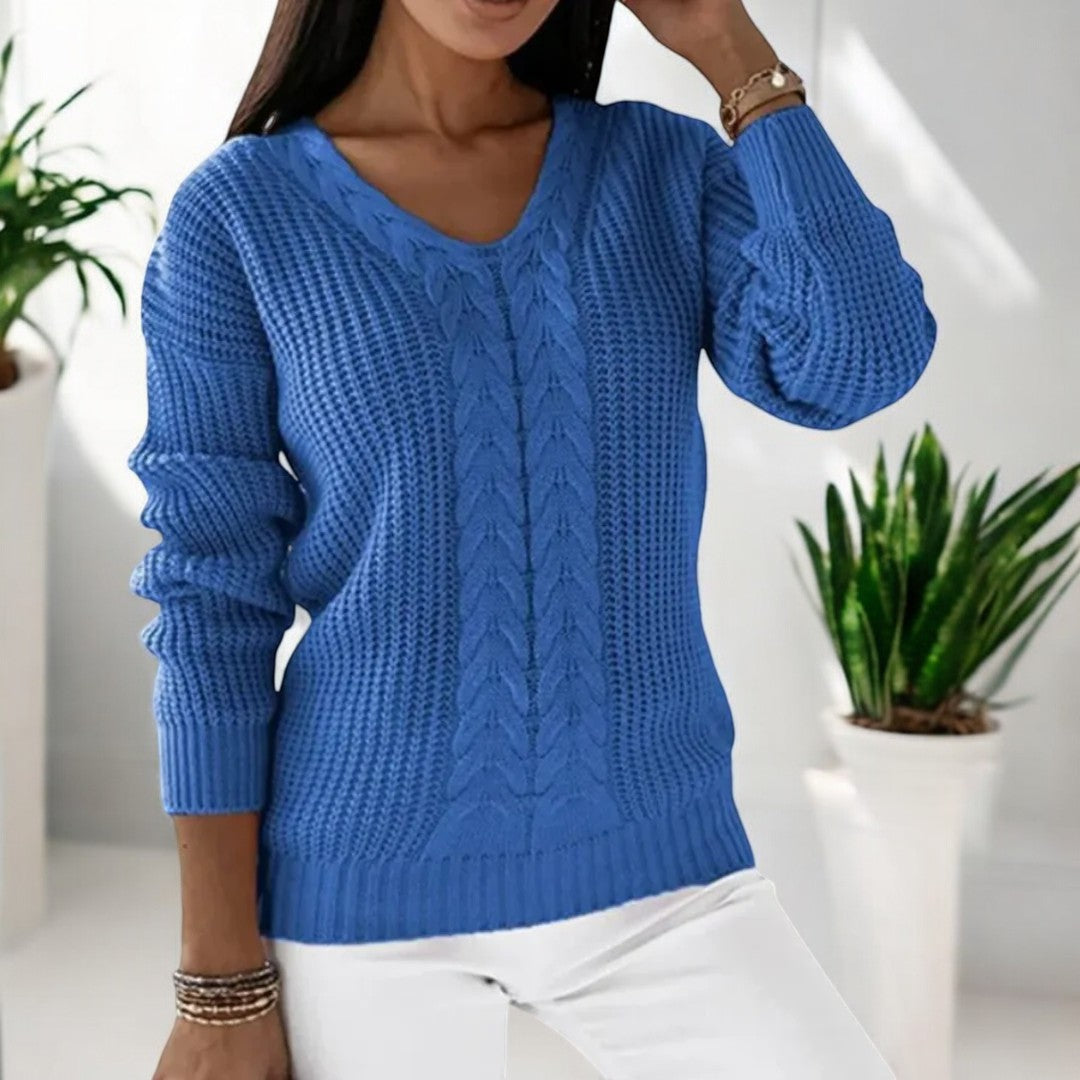 V-Neck Sweater – Elegant Sophistication Meets Comfortable Style
