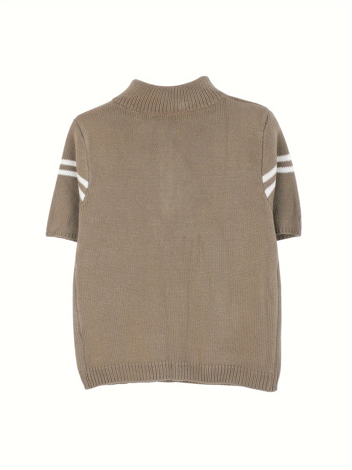 Stylish Zip Polo Top – Elegant Look for Effortless Confidence
