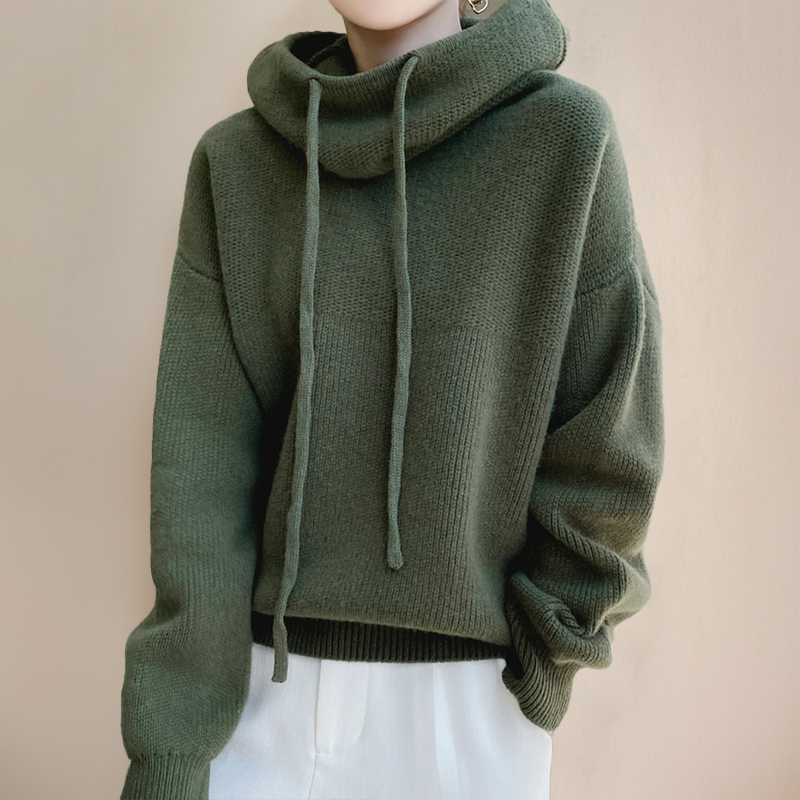 Charlotte | Elegant turtleneck sweater made of luxurious merino wool