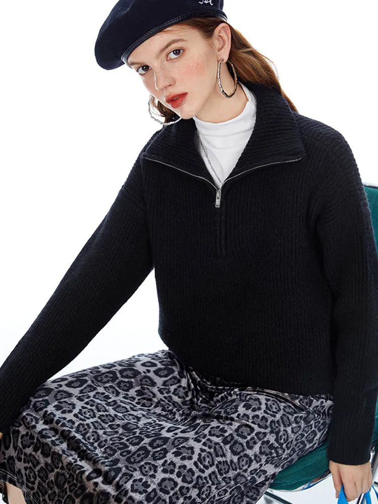 Stylish Zip Collar Sweater – Ultimate Comfort and Timeless Elegance