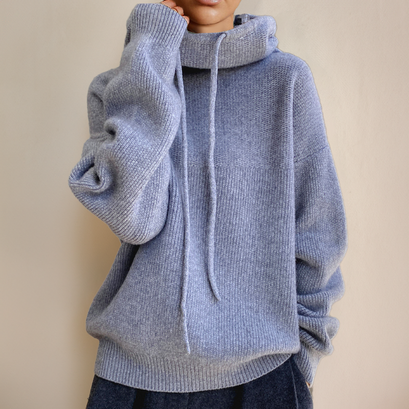 Charlotte | Elegant turtleneck sweater made of luxurious merino wool