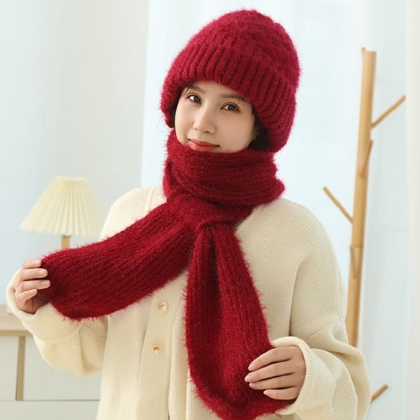 Abelina - Integrated Ear Protection Windproof Cap Scarf