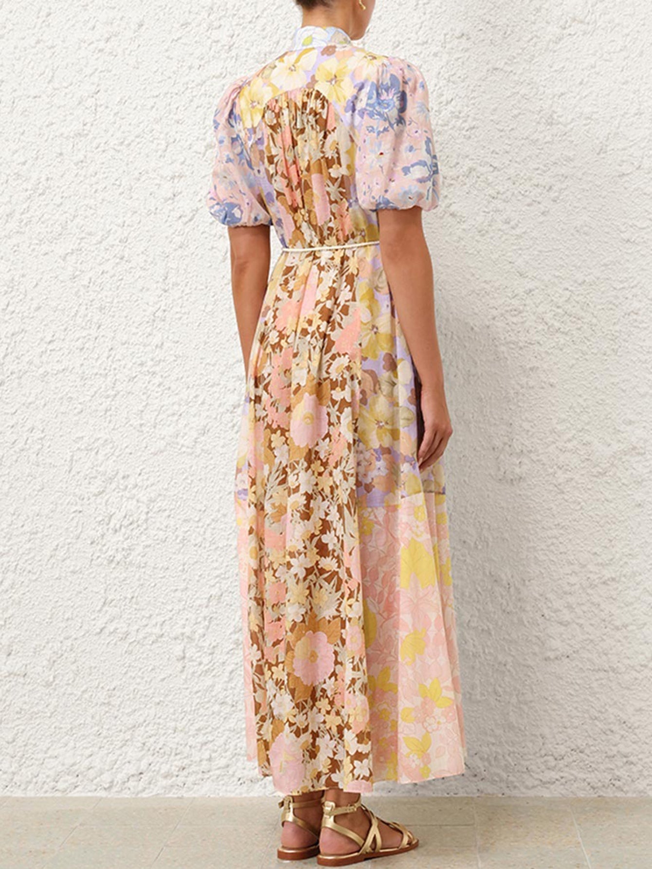 Sophisticated Floral Maxi Dress Elegance