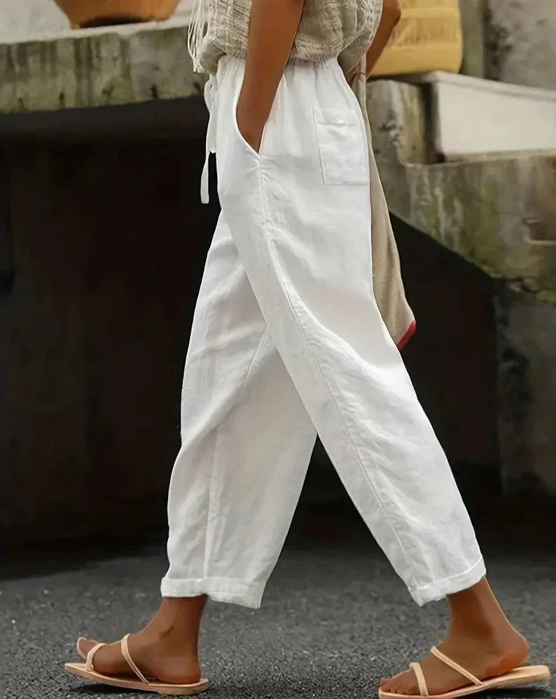 Siena - Comfortable cotton pants