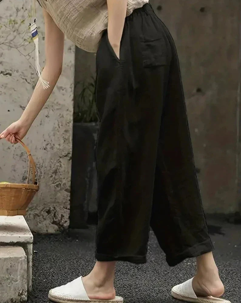 Siena - Comfortable cotton pants