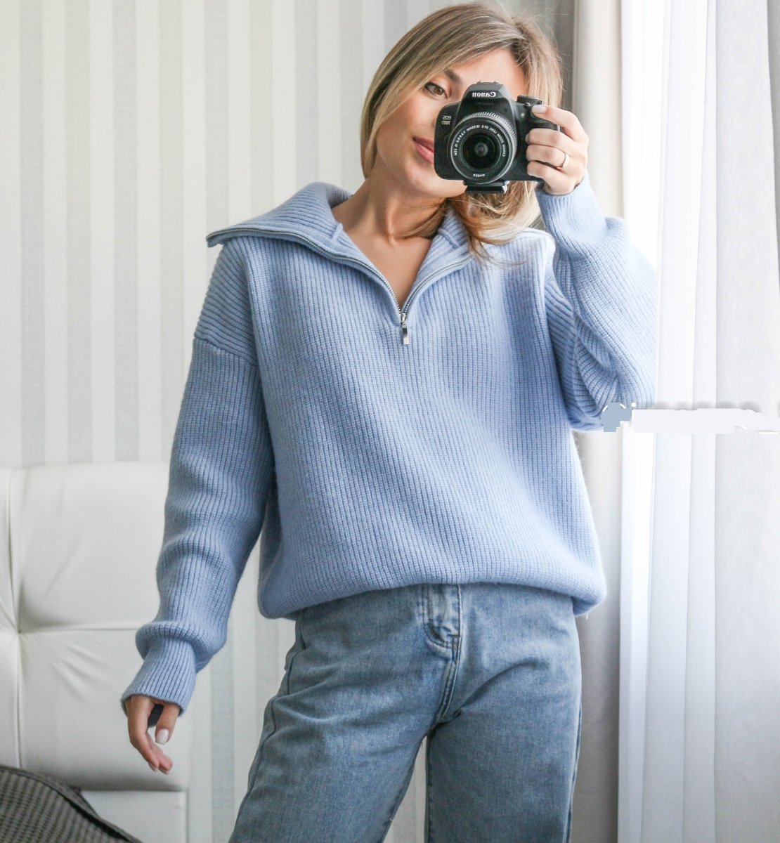 Stylish Zip Collar Sweater – Ultimate Comfort and Timeless Elegance