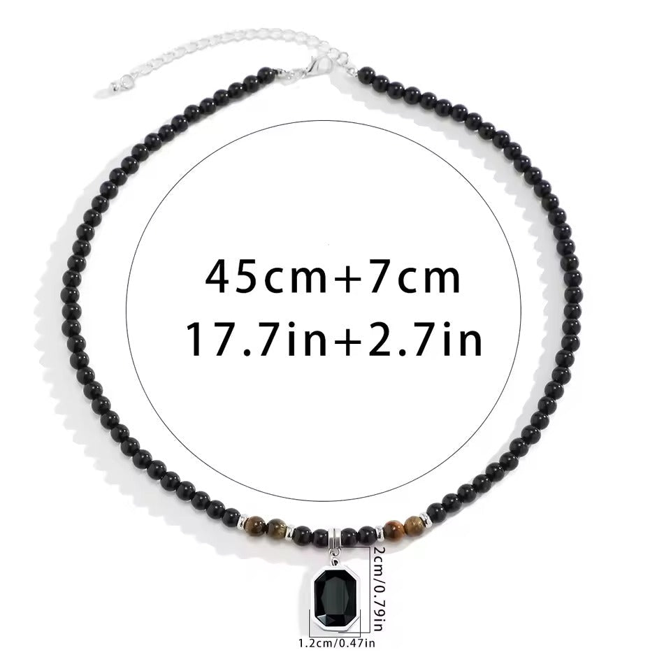 CagedTiger Onyx Necklace