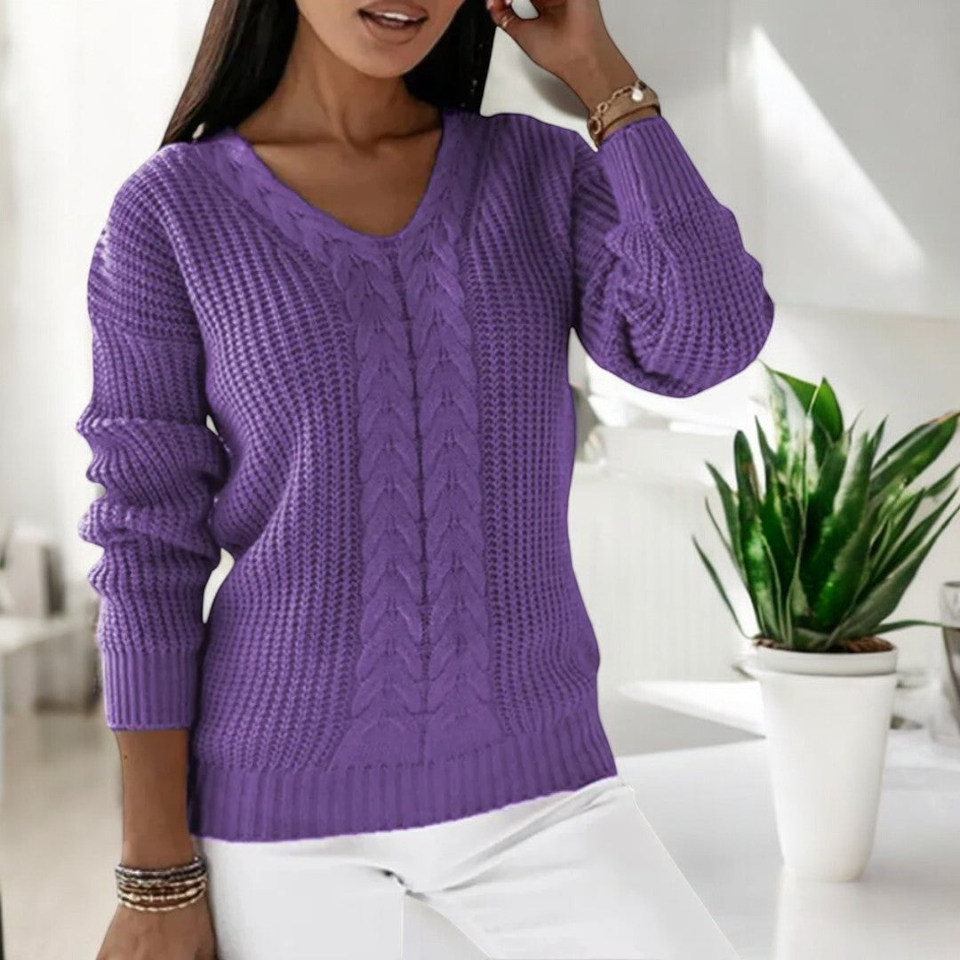 V-Neck Sweater – Elegant Sophistication Meets Comfortable Style