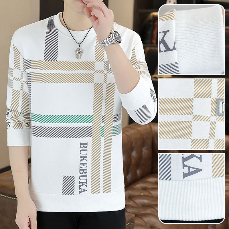 Men's Loose Casual Cozy Crew Neck Sweatshirt(50% OFF)