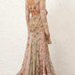 Tulle Lace Floral Maxi Dress