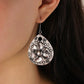 Chic Silver Bohemian Earrings Featuring Captivating Floral Patterns