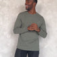 Crew neck Long Sleeve Cotton T-Shirt