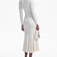 Pocket Knitted Fishtail Maxi Skirt
