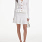 Button-Down Knit Ruffle Cardigan Dress