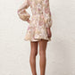 Stylish Floral Print Mini Dress for Spring Events