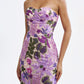 Purple Sequin Floral Gown - Sparkling & Flattering