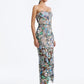 Sequin Embroidered Strapless Gown - Sparkling & Elegant