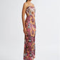 Sequin Embroidered Strapless Gown - Sparkling & Elegant